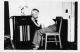 James R chasteen listening to radio